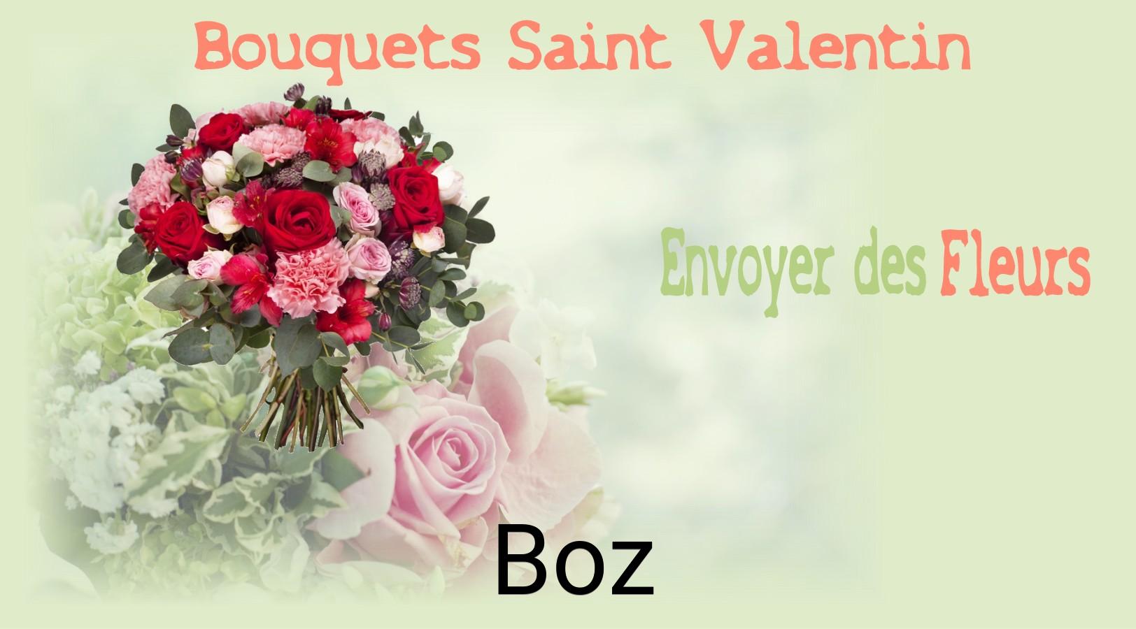 Roses de Saint-Valentin livrées à Boz